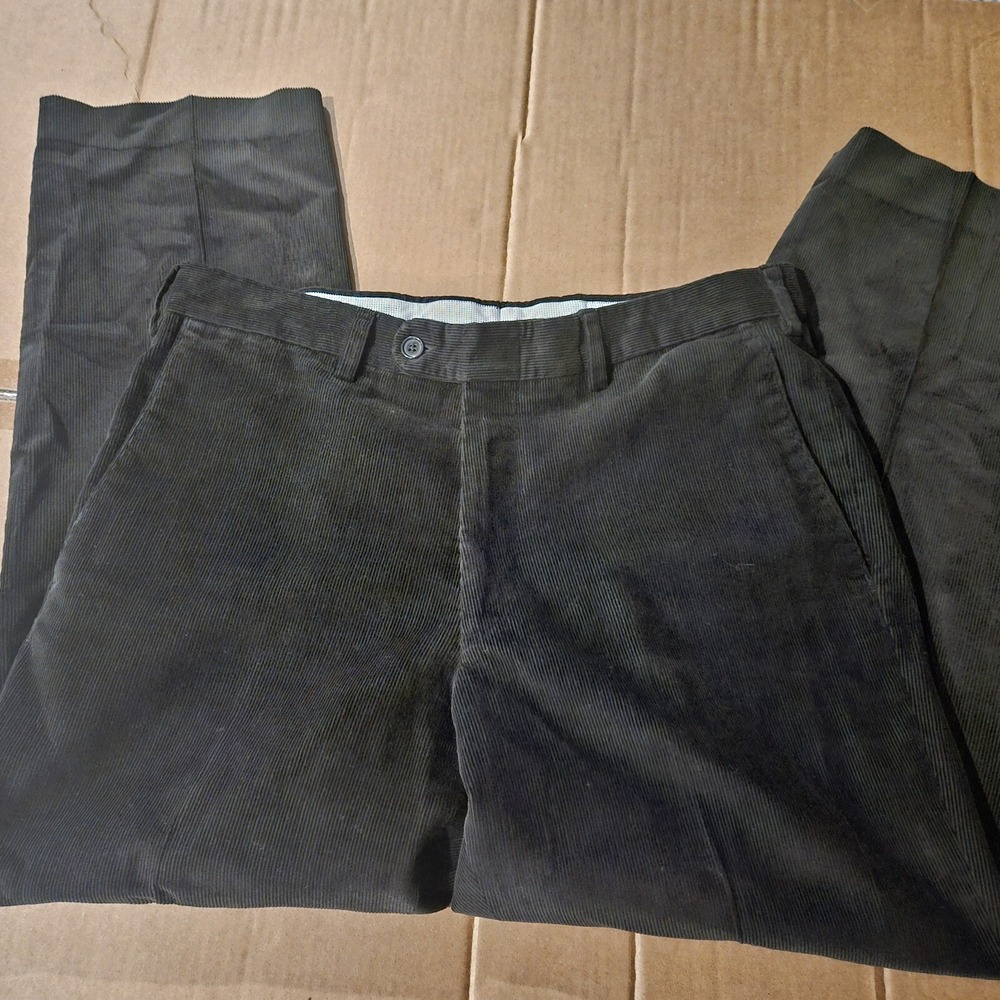 JB‎ Britches Pants Mens 33x28 Torino Stretch Corduroy Black
